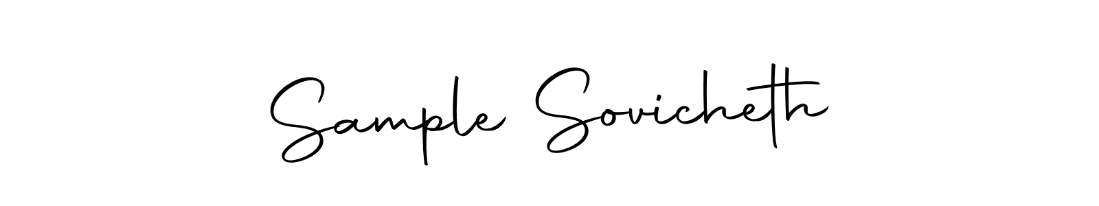The best way (Autography-DOLnW) to make a short signature is to pick only two or three words in your name. The name Sample Sovicheth include a total of six letters. For converting this name. Sample Sovicheth signature style 10 images and pictures png