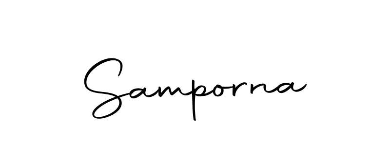 Make a beautiful signature design for name Samporna. Use this online signature maker to create a handwritten signature for free. Samporna signature style 10 images and pictures png