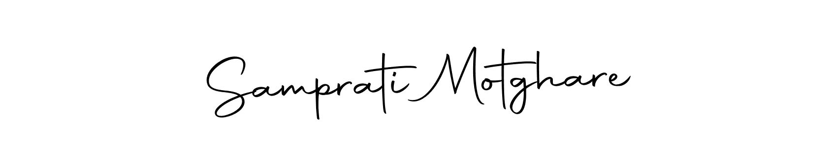 Make a beautiful signature design for name Samprati Motghare. Use this online signature maker to create a handwritten signature for free. Samprati Motghare signature style 10 images and pictures png