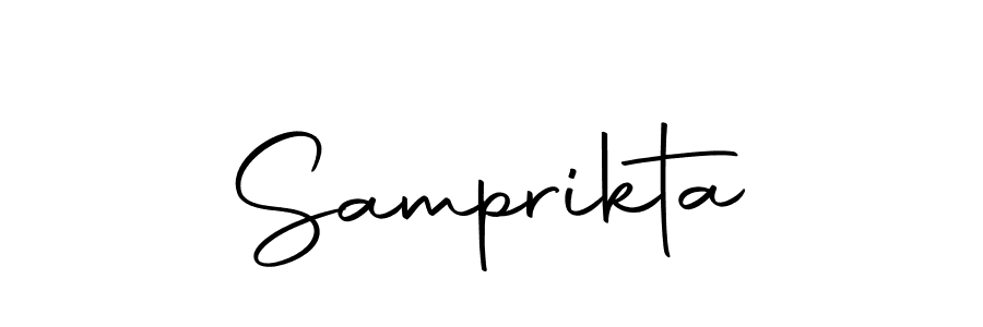Samprikta stylish signature style. Best Handwritten Sign (Autography-DOLnW) for my name. Handwritten Signature Collection Ideas for my name Samprikta. Samprikta signature style 10 images and pictures png