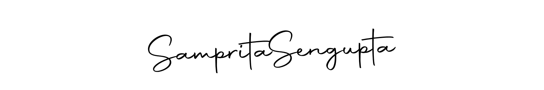 Create a beautiful signature design for name Samprita  Sengupta. With this signature (Autography-DOLnW) fonts, you can make a handwritten signature for free. Samprita  Sengupta signature style 10 images and pictures png