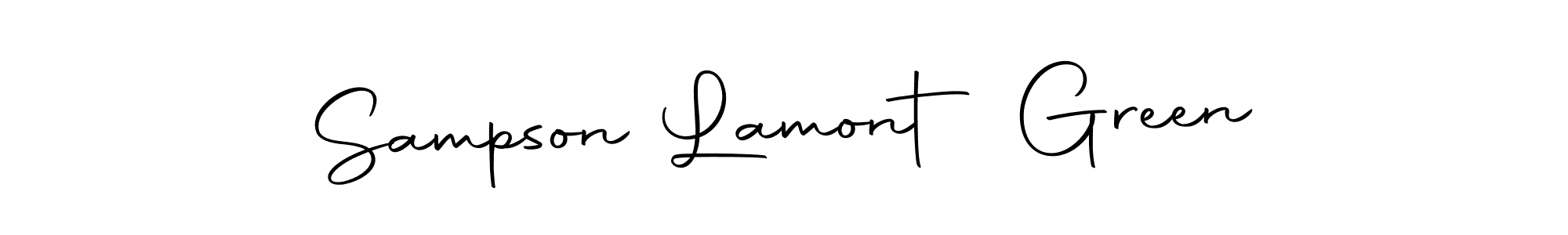 How to make Sampson Lamont Green signature? Autography-DOLnW is a professional autograph style. Create handwritten signature for Sampson Lamont Green name. Sampson Lamont Green signature style 10 images and pictures png