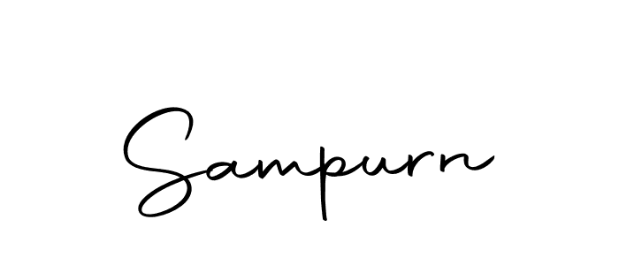 Create a beautiful signature design for name Sampurn. With this signature (Autography-DOLnW) fonts, you can make a handwritten signature for free. Sampurn signature style 10 images and pictures png