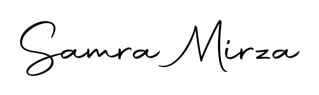 How to make Samra Mirza name signature. Use Autography-DOLnW style for creating short signs online. This is the latest handwritten sign. Samra Mirza signature style 10 images and pictures png
