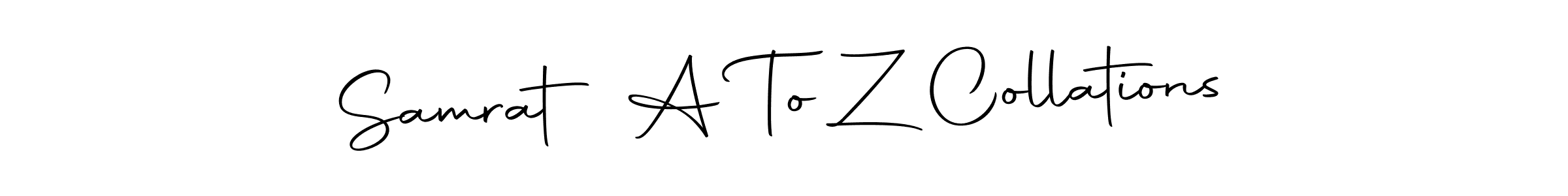 Similarly Autography-DOLnW is the best handwritten signature design. Signature creator online .You can use it as an online autograph creator for name Samrat A To Z Collations. Samrat A To Z Collations signature style 10 images and pictures png