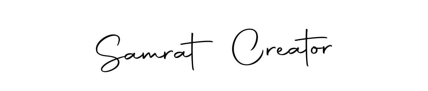 Design your own signature with our free online signature maker. With this signature software, you can create a handwritten (Autography-DOLnW) signature for name Samrat Creator. Samrat Creator signature style 10 images and pictures png