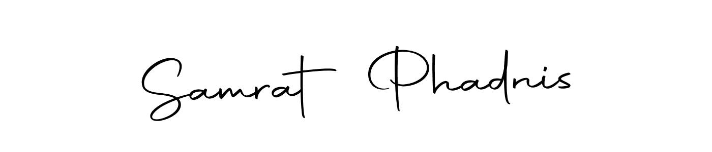 You should practise on your own different ways (Autography-DOLnW) to write your name (Samrat Phadnis) in signature. don't let someone else do it for you. Samrat Phadnis signature style 10 images and pictures png