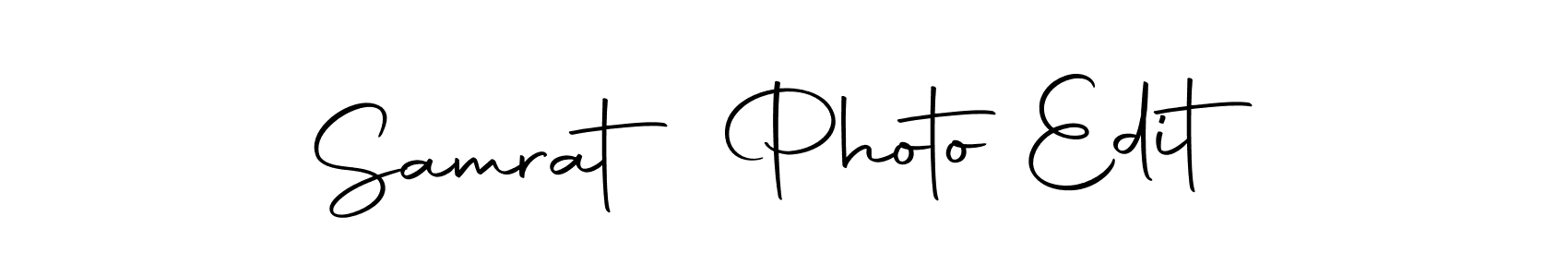 Use a signature maker to create a handwritten signature online. With this signature software, you can design (Autography-DOLnW) your own signature for name Samrat Photo Edit. Samrat Photo Edit signature style 10 images and pictures png