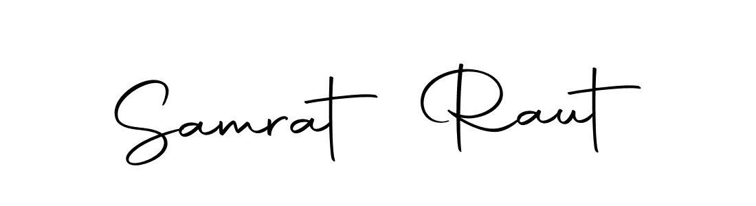 Make a beautiful signature design for name Samrat Raut. Use this online signature maker to create a handwritten signature for free. Samrat Raut signature style 10 images and pictures png