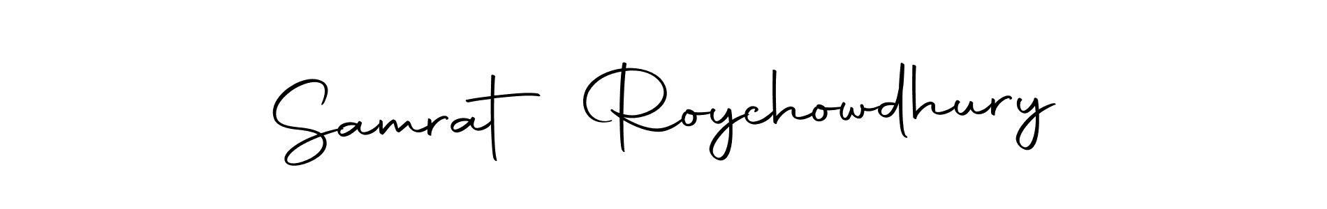 You should practise on your own different ways (Autography-DOLnW) to write your name (Samrat Roychowdhury) in signature. don't let someone else do it for you. Samrat Roychowdhury signature style 10 images and pictures png
