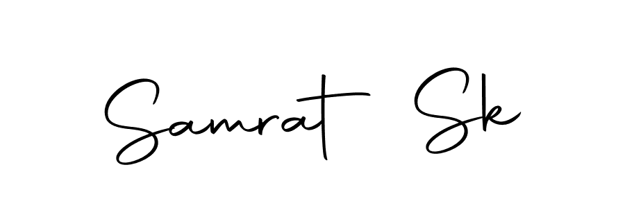 Similarly Autography-DOLnW is the best handwritten signature design. Signature creator online .You can use it as an online autograph creator for name Samrat Sk. Samrat Sk signature style 10 images and pictures png