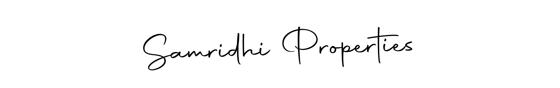 Once you've used our free online signature maker to create your best signature Autography-DOLnW style, it's time to enjoy all of the benefits that Samridhi Properties name signing documents. Samridhi Properties signature style 10 images and pictures png