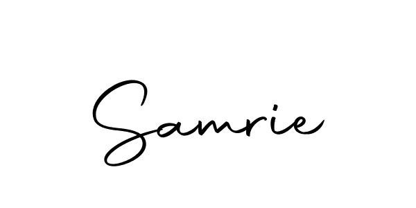 Make a short Samrie signature style. Manage your documents anywhere anytime using Autography-DOLnW. Create and add eSignatures, submit forms, share and send files easily. Samrie signature style 10 images and pictures png