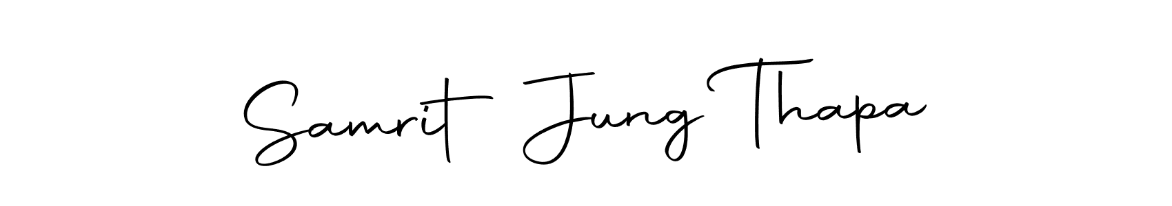 How to Draw Samrit Jung Thapa signature style? Autography-DOLnW is a latest design signature styles for name Samrit Jung Thapa. Samrit Jung Thapa signature style 10 images and pictures png
