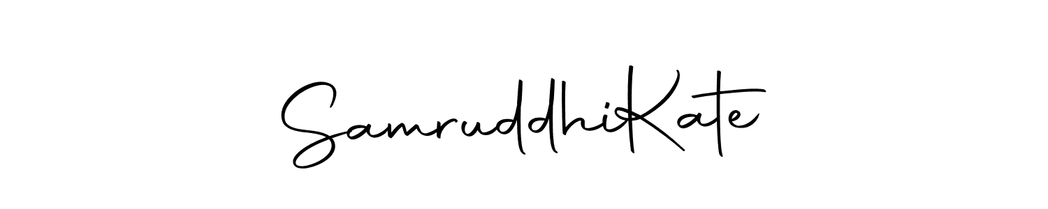 Use a signature maker to create a handwritten signature online. With this signature software, you can design (Autography-DOLnW) your own signature for name Samruddhi  Kate. Samruddhi  Kate signature style 10 images and pictures png