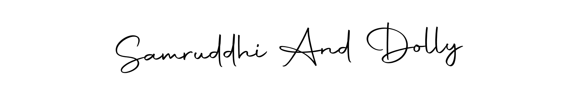 Here are the top 10 professional signature styles for the name Samruddhi And Dolly. These are the best autograph styles you can use for your name. Samruddhi And Dolly signature style 10 images and pictures png