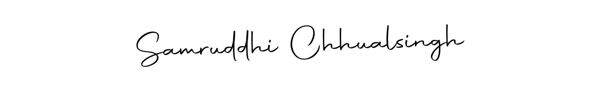 You should practise on your own different ways (Autography-DOLnW) to write your name (Samruddhi Chhualsingh) in signature. don't let someone else do it for you. Samruddhi Chhualsingh signature style 10 images and pictures png