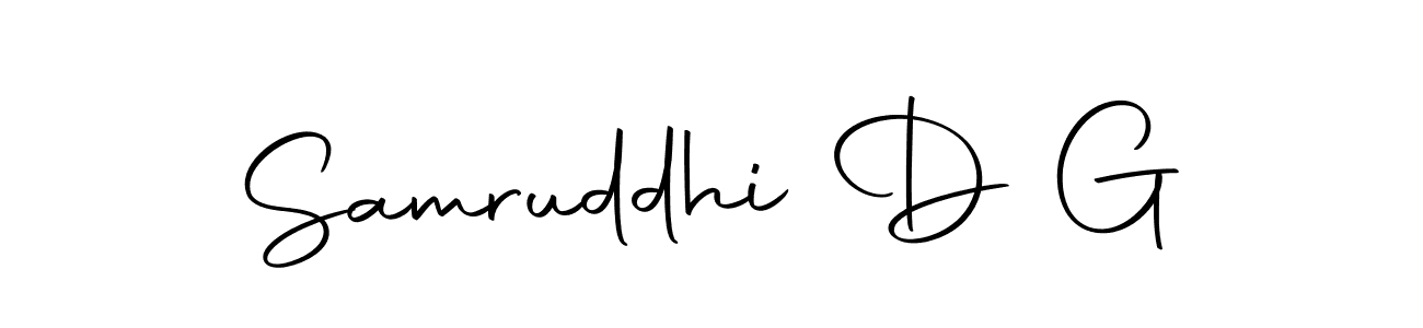 Samruddhi D G stylish signature style. Best Handwritten Sign (Autography-DOLnW) for my name. Handwritten Signature Collection Ideas for my name Samruddhi D G. Samruddhi D G signature style 10 images and pictures png