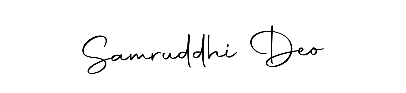 How to make Samruddhi Deo signature? Autography-DOLnW is a professional autograph style. Create handwritten signature for Samruddhi Deo name. Samruddhi Deo signature style 10 images and pictures png