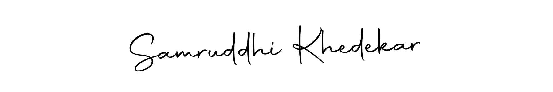 Make a beautiful signature design for name Samruddhi Khedekar. With this signature (Autography-DOLnW) style, you can create a handwritten signature for free. Samruddhi Khedekar signature style 10 images and pictures png