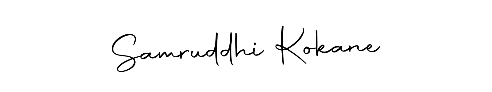 Also we have Samruddhi Kokane name is the best signature style. Create professional handwritten signature collection using Autography-DOLnW autograph style. Samruddhi Kokane signature style 10 images and pictures png