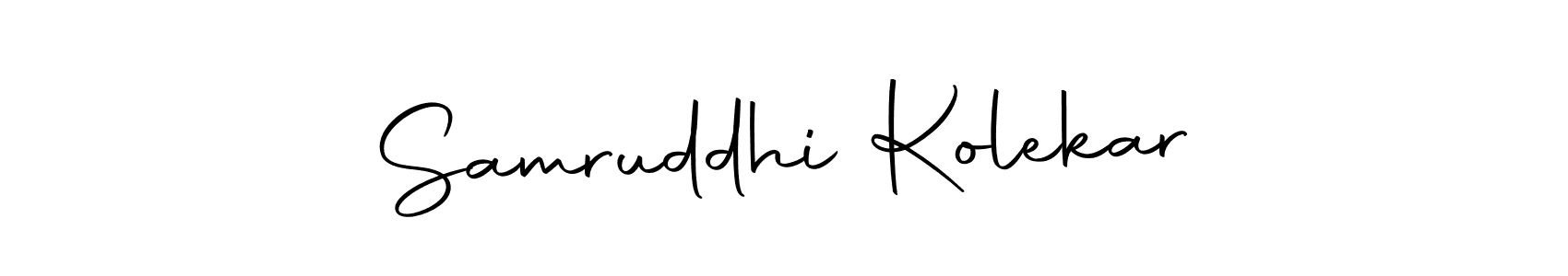 You can use this online signature creator to create a handwritten signature for the name Samruddhi Kolekar. This is the best online autograph maker. Samruddhi Kolekar signature style 10 images and pictures png