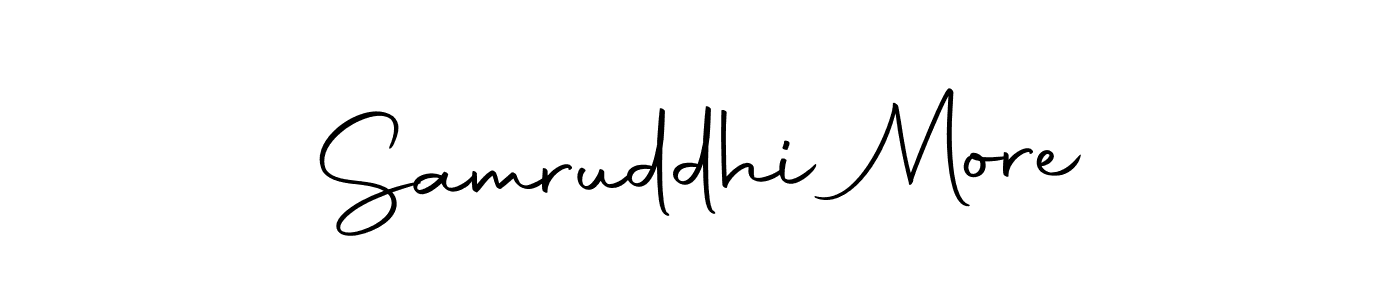 Make a beautiful signature design for name Samruddhi More. Use this online signature maker to create a handwritten signature for free. Samruddhi More signature style 10 images and pictures png