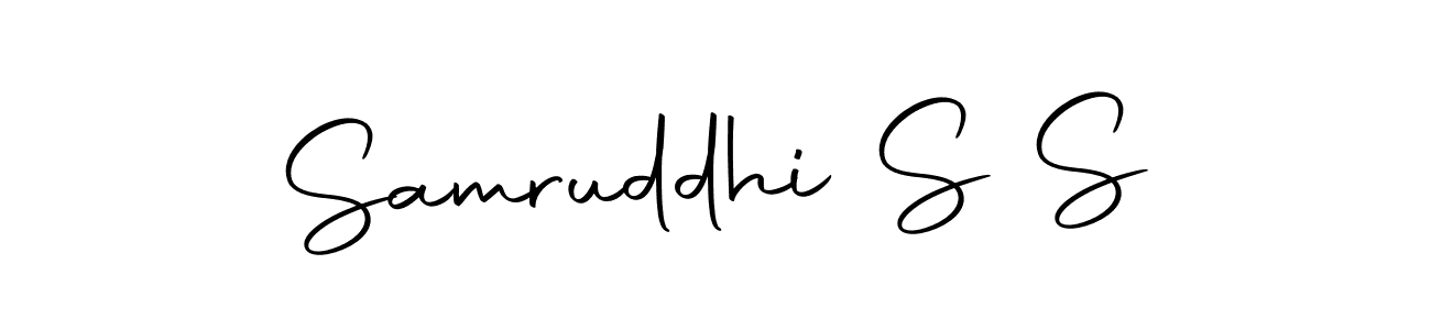 How to Draw Samruddhi S S signature style? Autography-DOLnW is a latest design signature styles for name Samruddhi S S. Samruddhi S S signature style 10 images and pictures png
