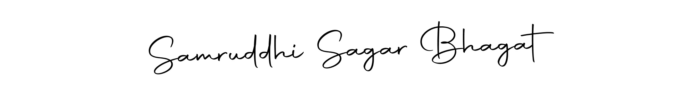 Autography-DOLnW is a professional signature style that is perfect for those who want to add a touch of class to their signature. It is also a great choice for those who want to make their signature more unique. Get Samruddhi Sagar Bhagat name to fancy signature for free. Samruddhi Sagar Bhagat signature style 10 images and pictures png