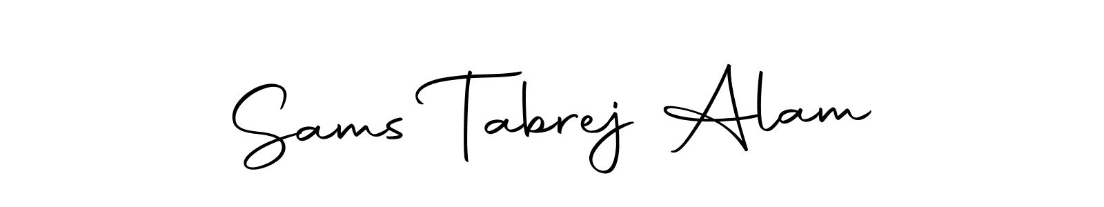 Design your own signature with our free online signature maker. With this signature software, you can create a handwritten (Autography-DOLnW) signature for name Sams Tabrej Alam. Sams Tabrej Alam signature style 10 images and pictures png