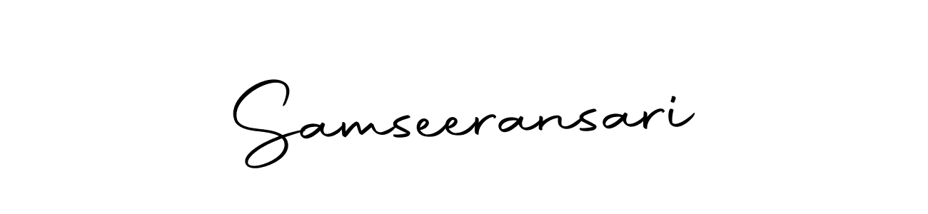 How to make Samseeransari name signature. Use Autography-DOLnW style for creating short signs online. This is the latest handwritten sign. Samseeransari signature style 10 images and pictures png