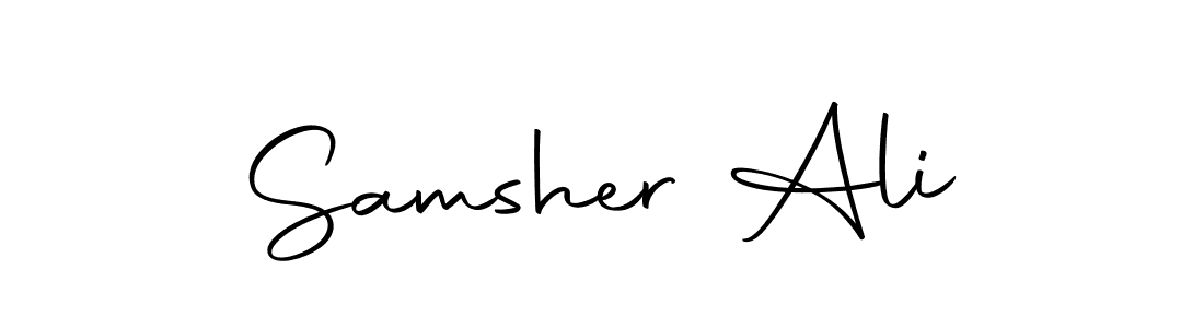 How to make Samsher Ali signature? Autography-DOLnW is a professional autograph style. Create handwritten signature for Samsher Ali name. Samsher Ali signature style 10 images and pictures png