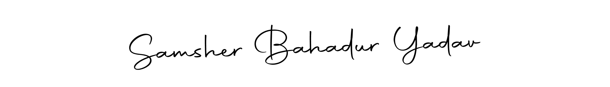 Check out images of Autograph of Samsher Bahadur Yadav name. Actor Samsher Bahadur Yadav Signature Style. Autography-DOLnW is a professional sign style online. Samsher Bahadur Yadav signature style 10 images and pictures png