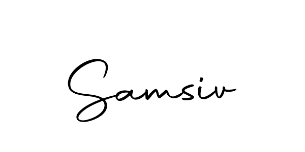 Use a signature maker to create a handwritten signature online. With this signature software, you can design (Autography-DOLnW) your own signature for name Samsiv. Samsiv signature style 10 images and pictures png