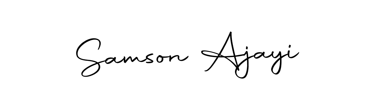 Use a signature maker to create a handwritten signature online. With this signature software, you can design (Autography-DOLnW) your own signature for name Samson Ajayi. Samson Ajayi signature style 10 images and pictures png