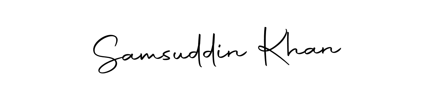 How to make Samsuddin Khan signature? Autography-DOLnW is a professional autograph style. Create handwritten signature for Samsuddin Khan name. Samsuddin Khan signature style 10 images and pictures png