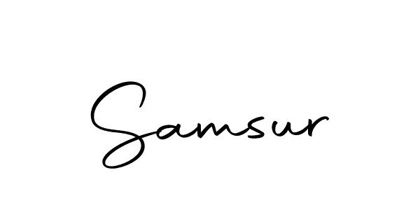 How to make Samsur signature? Autography-DOLnW is a professional autograph style. Create handwritten signature for Samsur name. Samsur signature style 10 images and pictures png