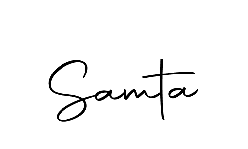 You can use this online signature creator to create a handwritten signature for the name Samta. This is the best online autograph maker. Samta signature style 10 images and pictures png