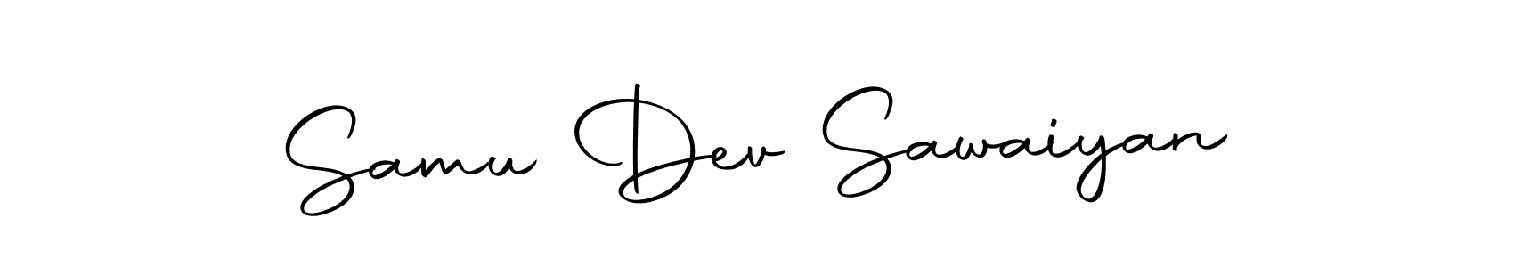 Use a signature maker to create a handwritten signature online. With this signature software, you can design (Autography-DOLnW) your own signature for name Samu Dev Sawaiyan. Samu Dev Sawaiyan signature style 10 images and pictures png