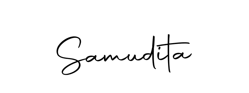 Also we have Samudita name is the best signature style. Create professional handwritten signature collection using Autography-DOLnW autograph style. Samudita signature style 10 images and pictures png