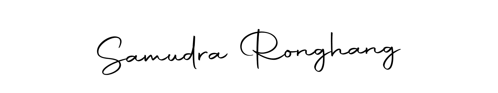 How to make Samudra Ronghang signature? Autography-DOLnW is a professional autograph style. Create handwritten signature for Samudra Ronghang name. Samudra Ronghang signature style 10 images and pictures png