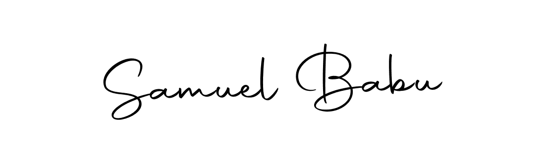 Once you've used our free online signature maker to create your best signature Autography-DOLnW style, it's time to enjoy all of the benefits that Samuel Babu name signing documents. Samuel Babu signature style 10 images and pictures png