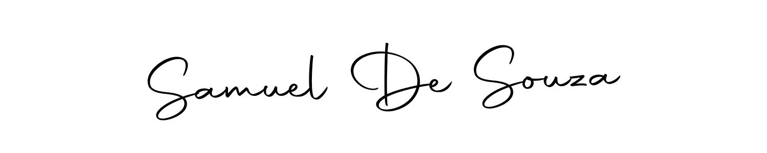 You should practise on your own different ways (Autography-DOLnW) to write your name (Samuel De Souza) in signature. don't let someone else do it for you. Samuel De Souza signature style 10 images and pictures png