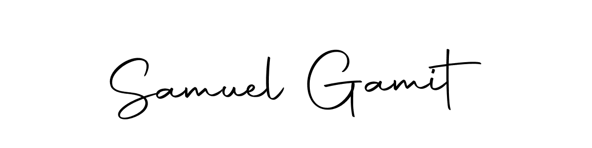 Design your own signature with our free online signature maker. With this signature software, you can create a handwritten (Autography-DOLnW) signature for name Samuel Gamit. Samuel Gamit signature style 10 images and pictures png