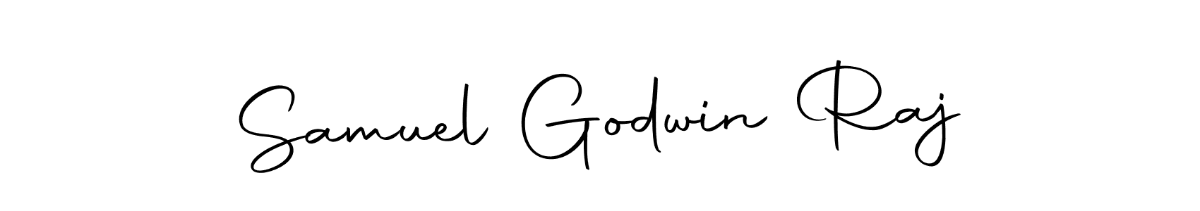 Samuel Godwin Raj stylish signature style. Best Handwritten Sign (Autography-DOLnW) for my name. Handwritten Signature Collection Ideas for my name Samuel Godwin Raj. Samuel Godwin Raj signature style 10 images and pictures png