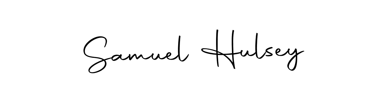 How to make Samuel Hulsey name signature. Use Autography-DOLnW style for creating short signs online. This is the latest handwritten sign. Samuel Hulsey signature style 10 images and pictures png