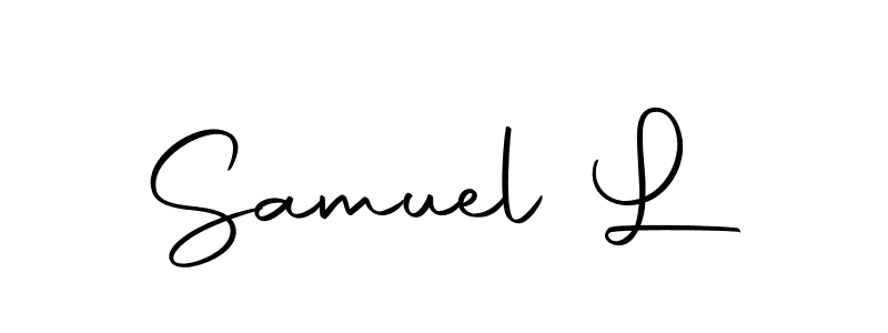 The best way (Autography-DOLnW) to make a short signature is to pick only two or three words in your name. The name Samuel L include a total of six letters. For converting this name. Samuel L signature style 10 images and pictures png