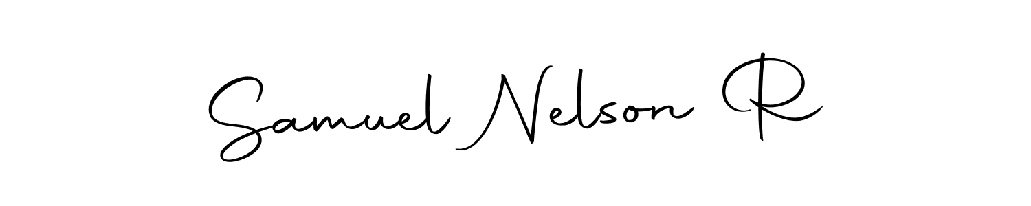 The best way (Autography-DOLnW) to make a short signature is to pick only two or three words in your name. The name Samuel Nelson R include a total of six letters. For converting this name. Samuel Nelson R signature style 10 images and pictures png