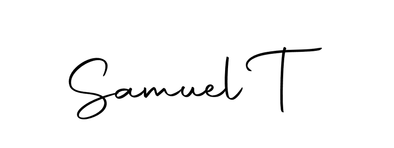 Autography-DOLnW is a professional signature style that is perfect for those who want to add a touch of class to their signature. It is also a great choice for those who want to make their signature more unique. Get Samuel T name to fancy signature for free. Samuel T signature style 10 images and pictures png