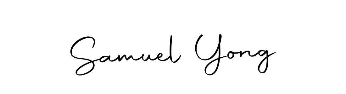 How to make Samuel Yong name signature. Use Autography-DOLnW style for creating short signs online. This is the latest handwritten sign. Samuel Yong signature style 10 images and pictures png